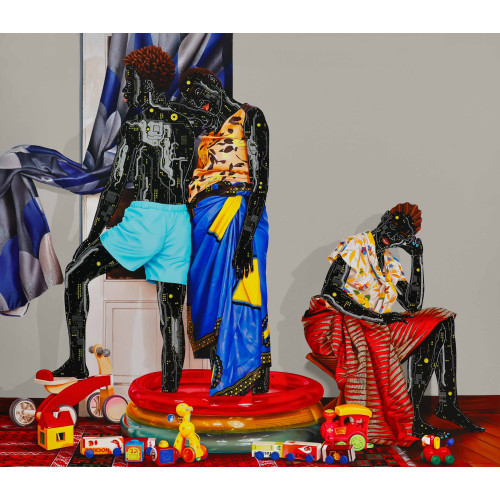 Eddy Kamuanga Ilunga,  Ces êtres à part (Those Other People), 2024. Edition of 25.